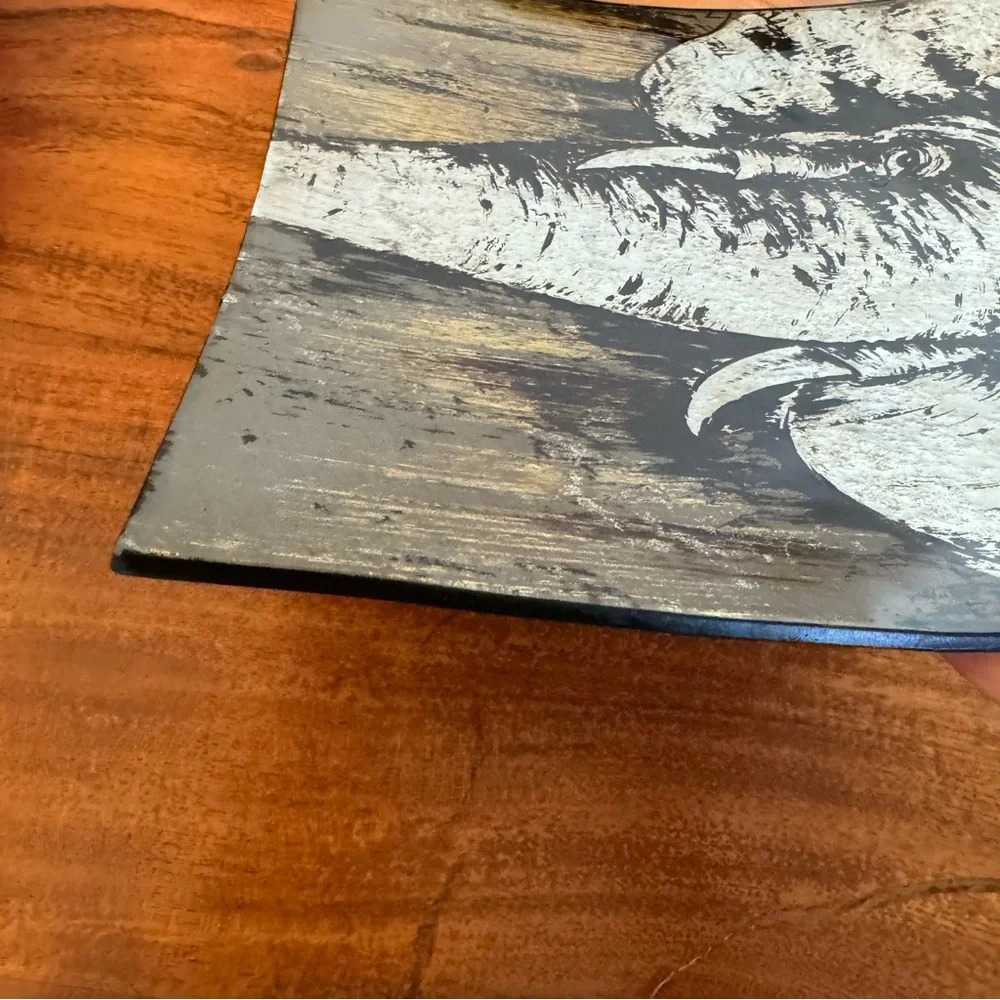 Glass Elephant Curved Serving Tray - Square - Picture 7 of 12